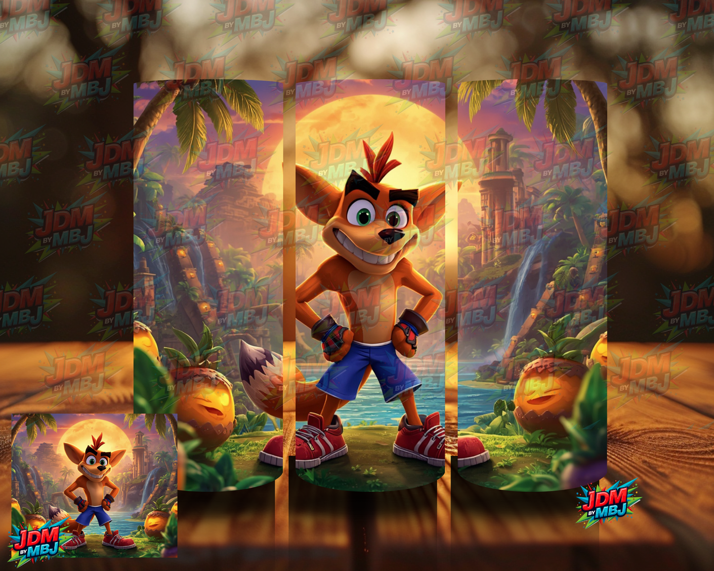 Inspired by Crash Bandicoot Sublimation Prints