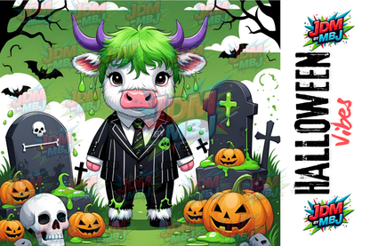 Inspirado en las impresiones de sublimación de Halloween