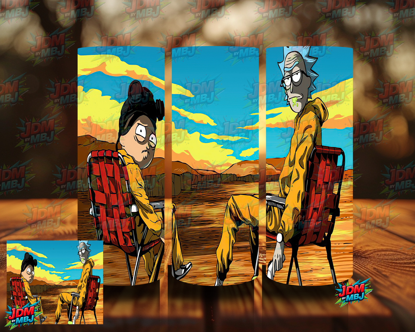 Inspired by Rick & Morty Sublimation Prints