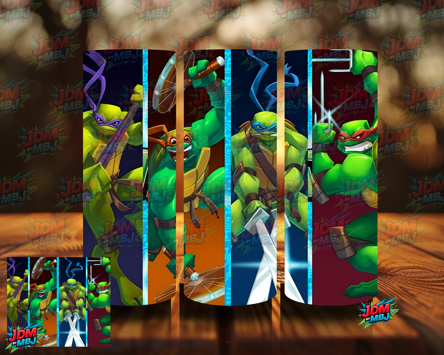 Inspired by Teenage Ninja Turtle Sublimation Prints