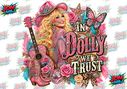 Inspired by Dolly Parton Cutting Board Sublimation Prints