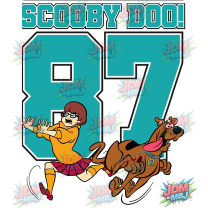 Vinilo termoadhesivo de Scooby Doo (DTF) de 25 cm