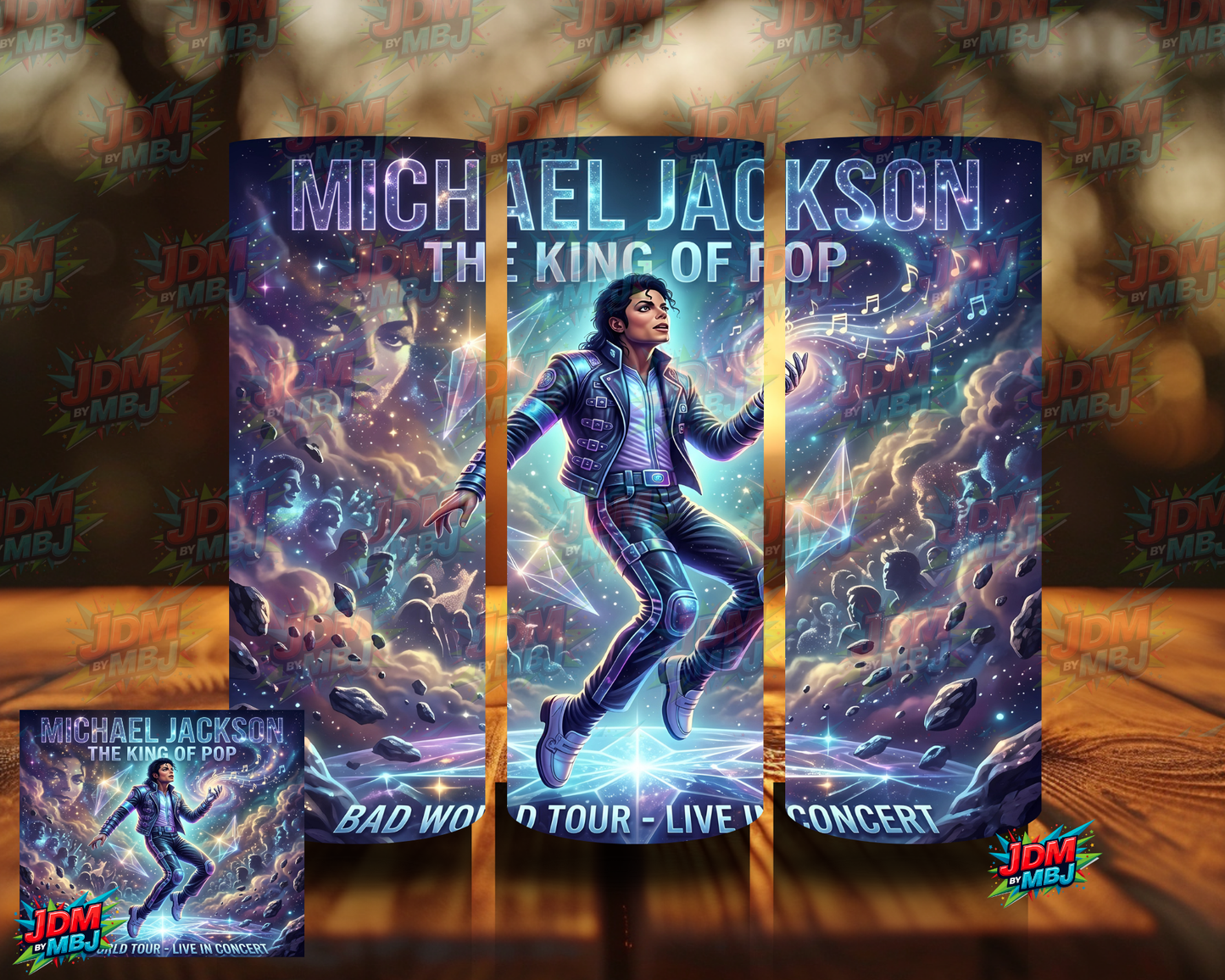 Inspired by Michael Jackson "King Of Pop" Sublimation Prints