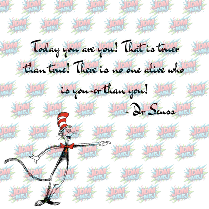 Inspired by Cat in The Hat Sublimation Prints