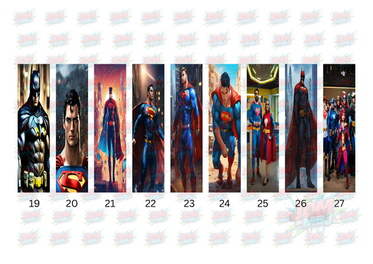 Inspired by Marvel/DC [Bookmark/Pen] Sublimation Prints [Volume 2]