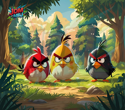 Inspirado en las impresiones de sublimación de Angry Bird