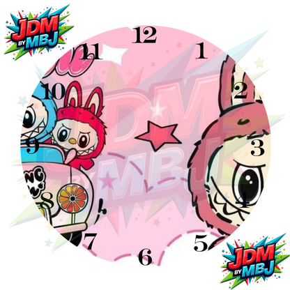 Impresiones de sublimación de relojes de 8 pulgadas (20 cm x 20 cm) - Inspirados en dibujos animados