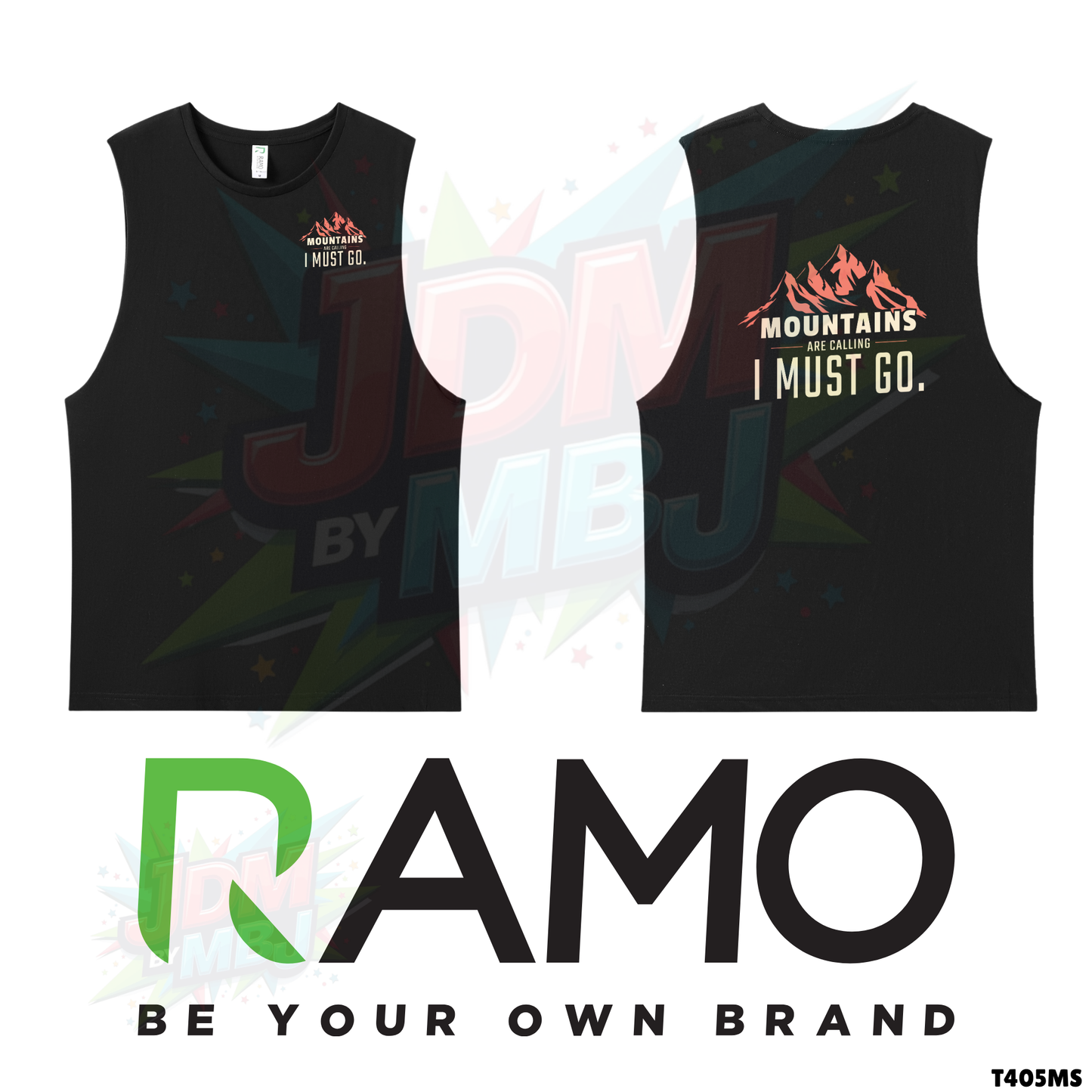 Mountains are Calling, I Must Go - Singlet