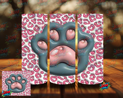 Bubble Style "Paws" Sublimation Prints