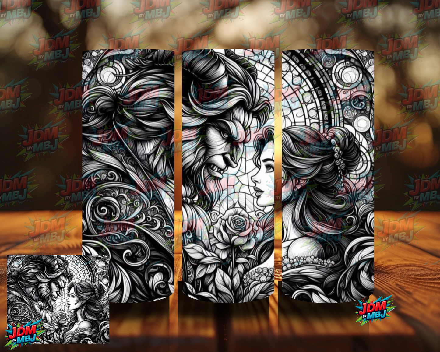 Inspired by Beauty & The Beast Sublimation Prints