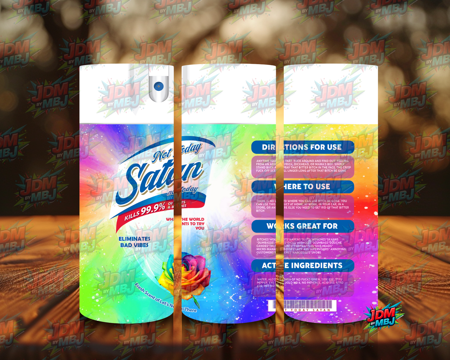 Inspired by Not Today Satan Sublimation Prints