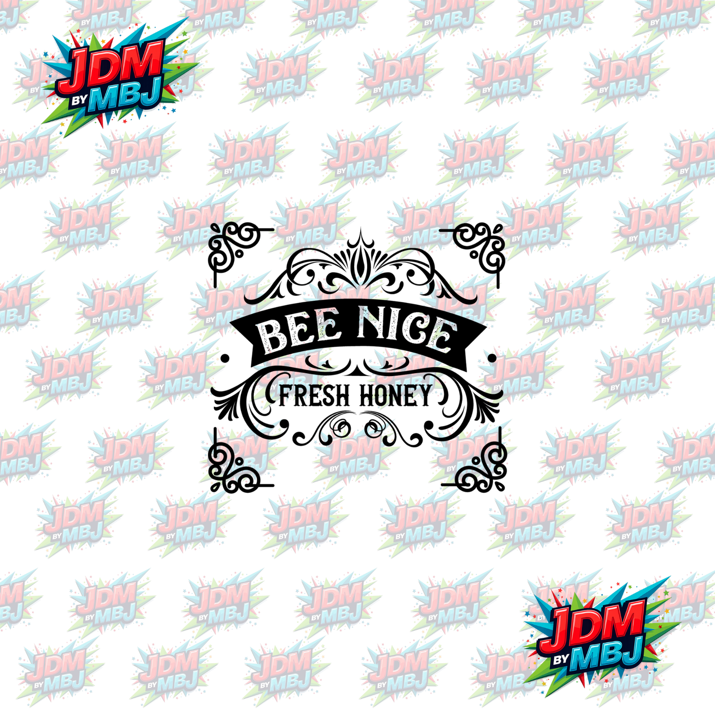 Iron On - Bee Nice - Vintage Farm DTF 20cm