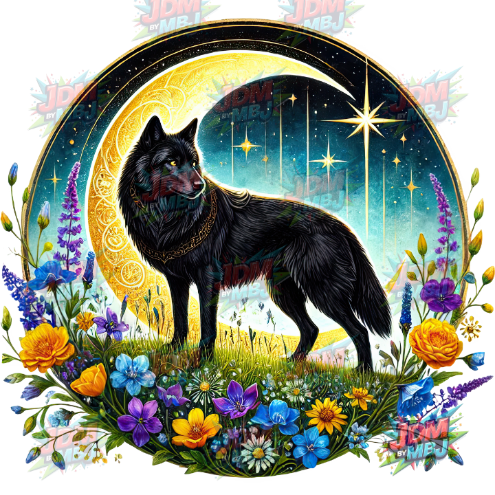 Iron On - Mystery Wolf's DTF 25cm