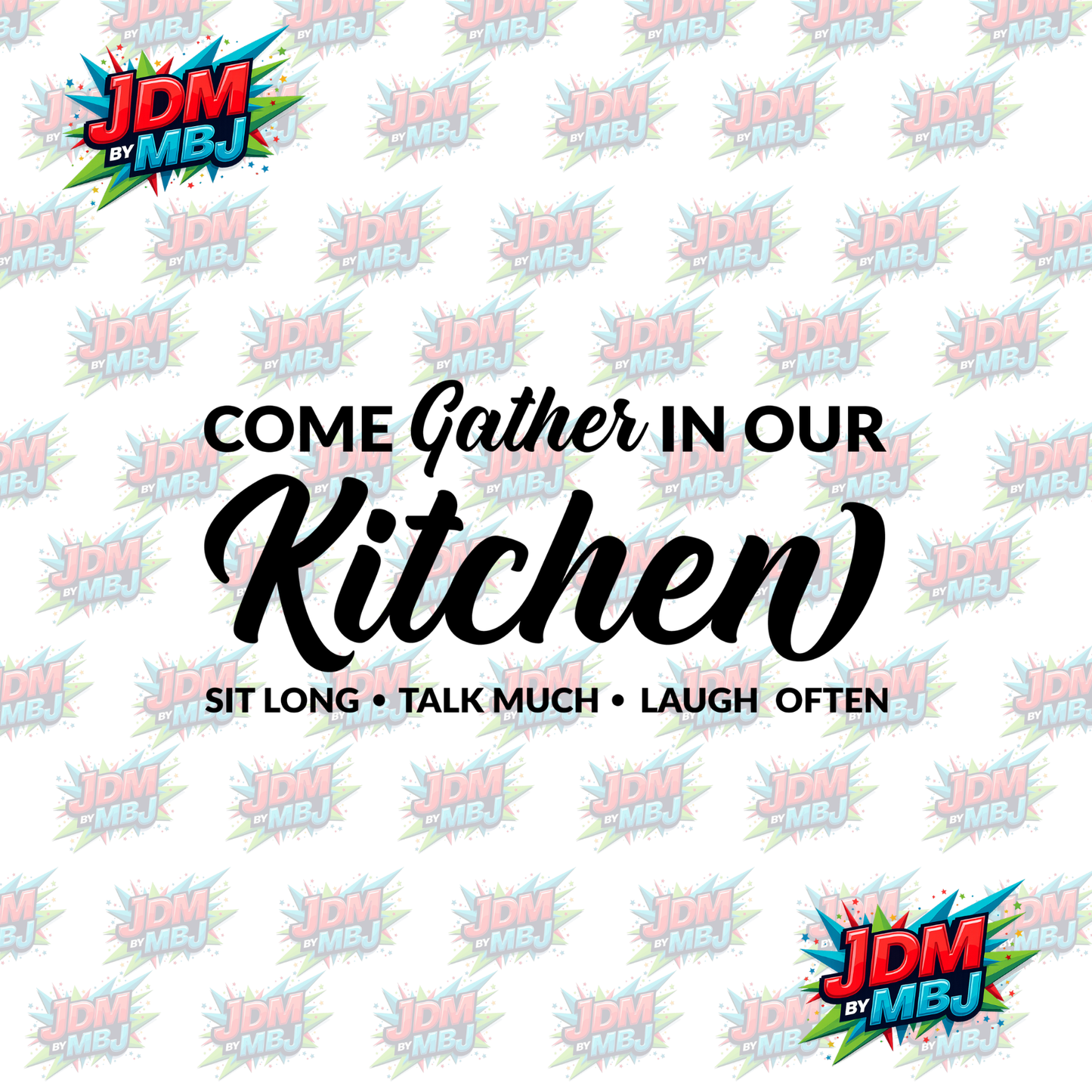 Iron On - Kitchen Style DTF 20cm