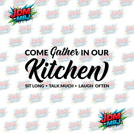 Iron On - Kitchen Style DTF 20cm