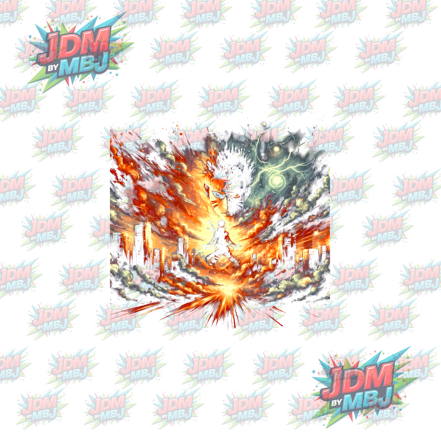 Iron On - Naruto 'Halftone' DTF