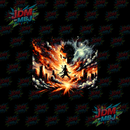 Iron On - Naruto 'Halftone' DTF
