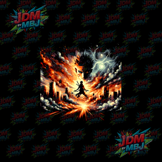 Iron On - Naruto 'Halftone' DTF