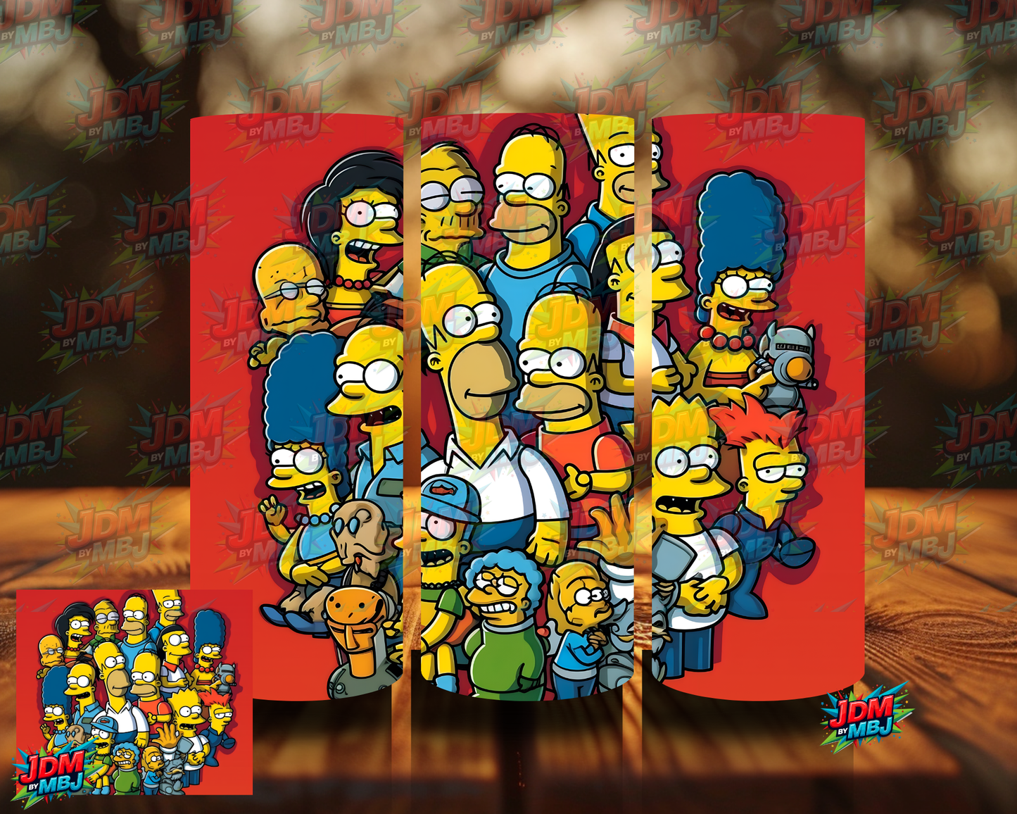 Inspired by The Simpson Sublimation Prints