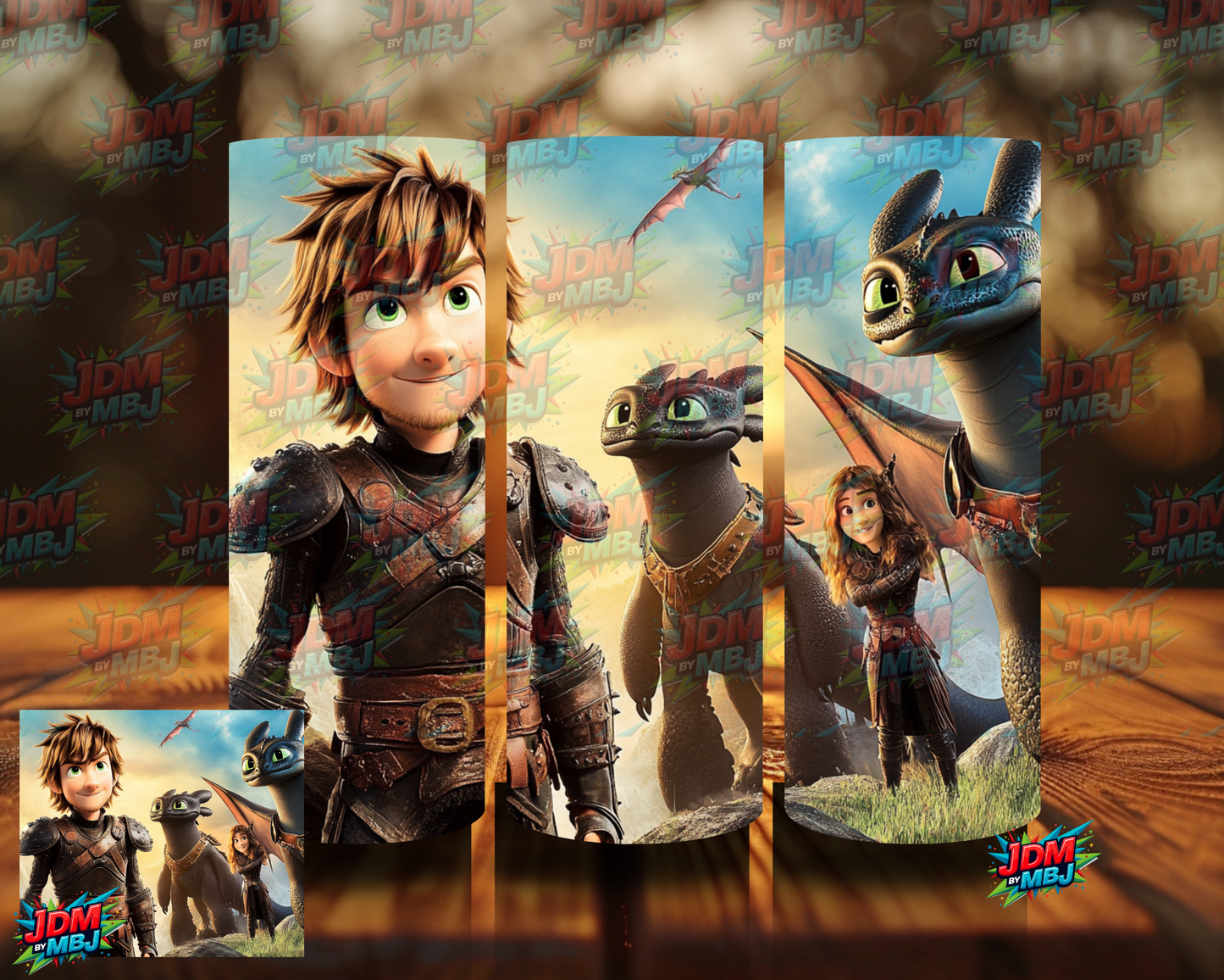 Inspired by Toothless Sublimation Prints