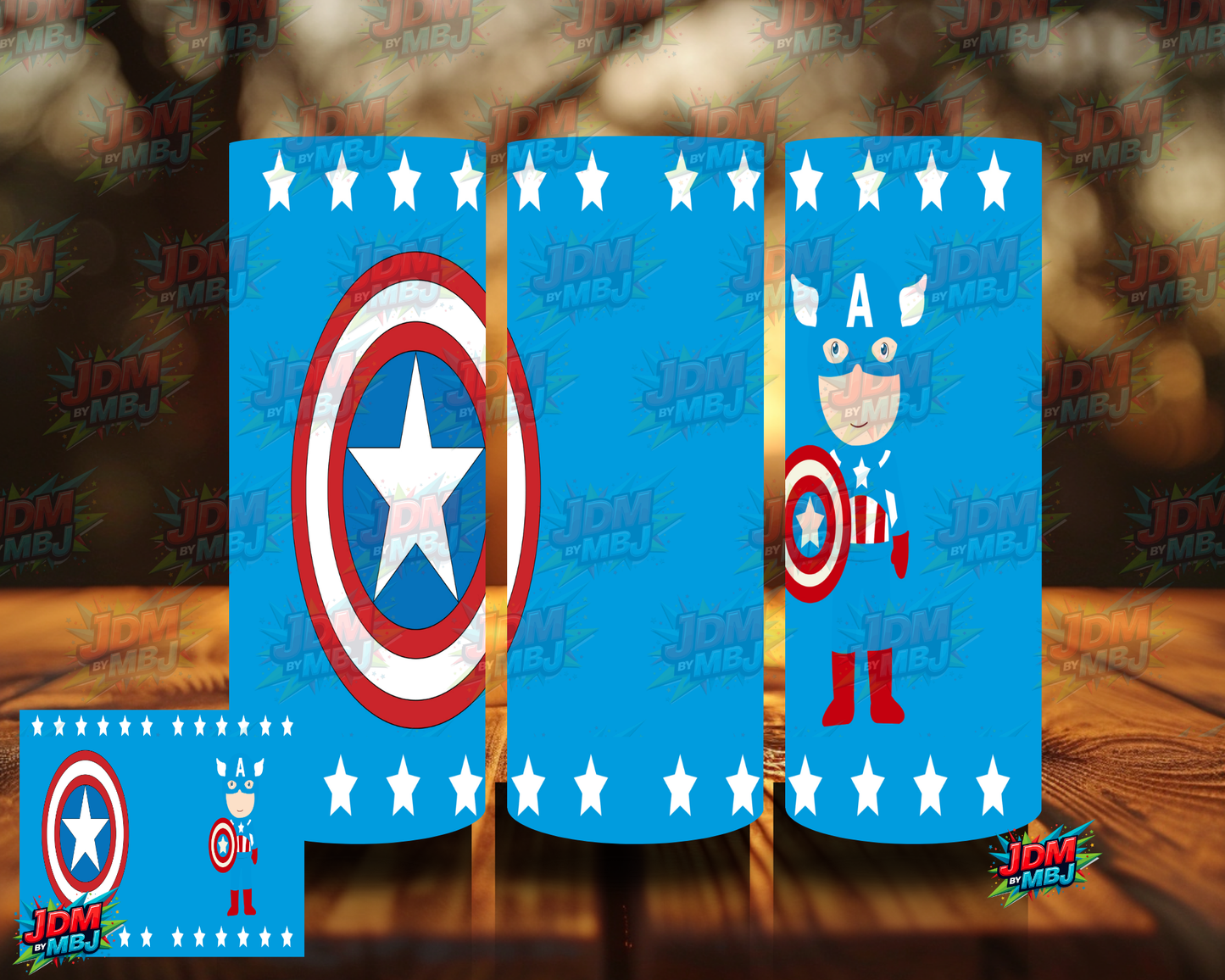 Inspired by Captain America Sublimation Prints