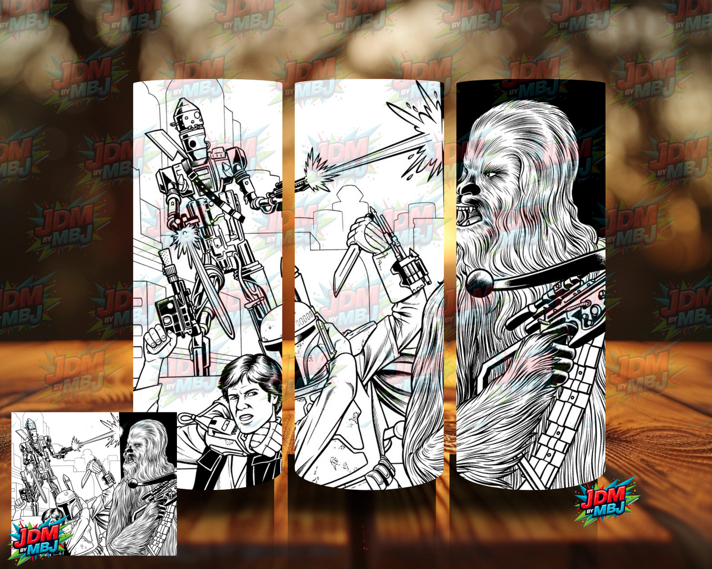 Inspired by Star Wars Sublimation Prints