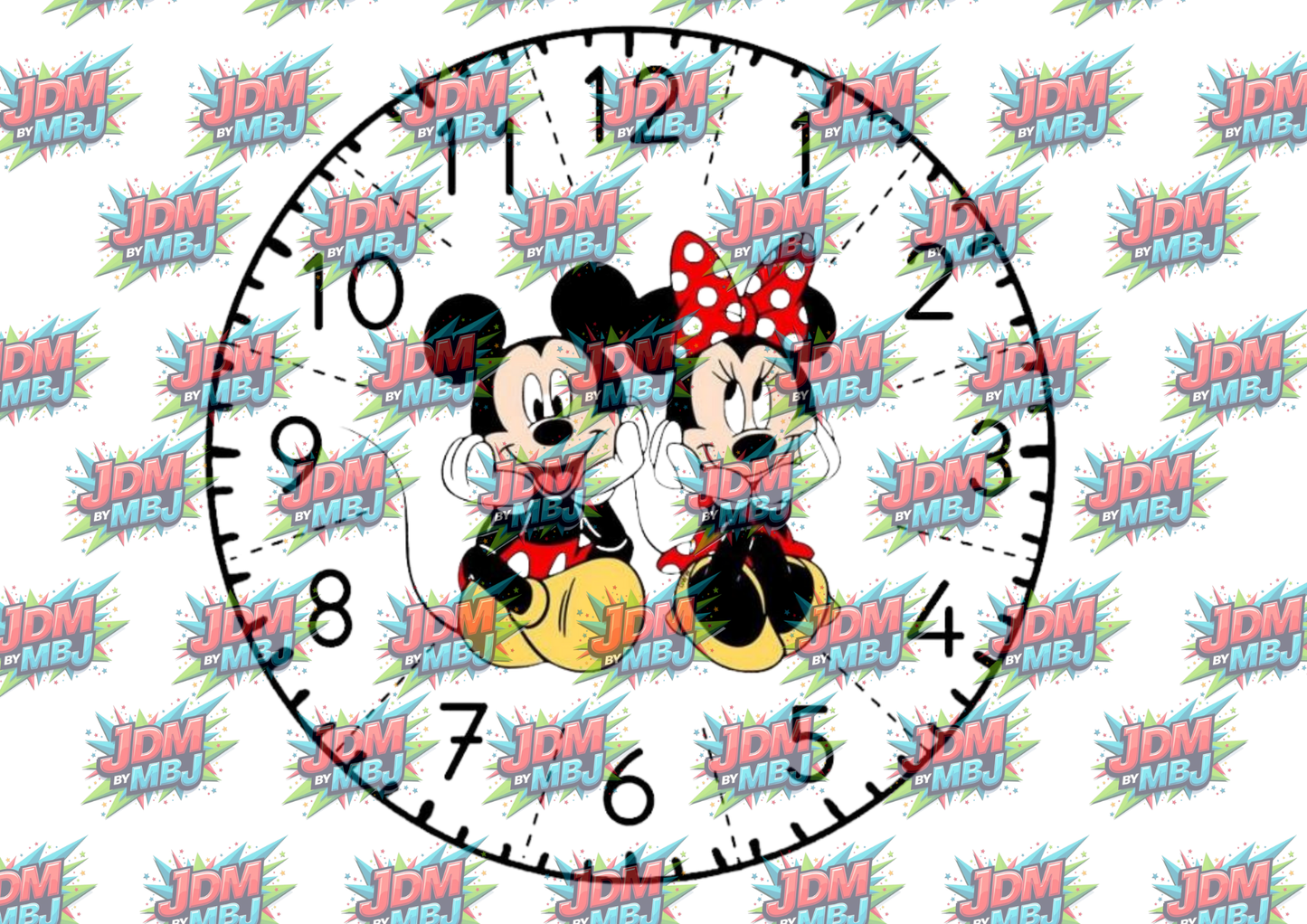 Clock Sublimation Prints- Inspired by Disney, Stitch & More