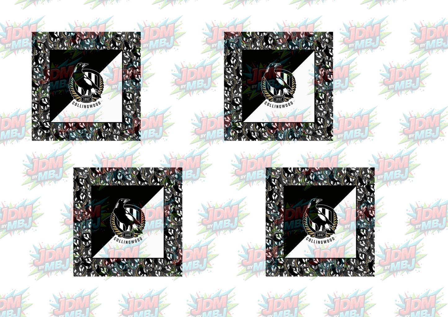 Inspired by AFL Digital Alarm Clock Sublimation Prints