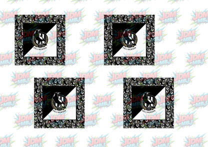 Inspired by AFL Digital Alarm Clock Sublimation Prints