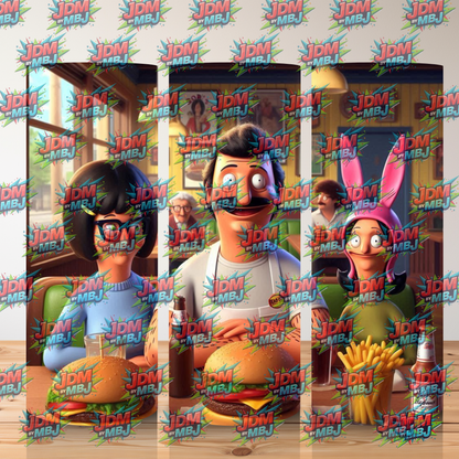 Inspired by Bob's Burgers Sublimation Prints