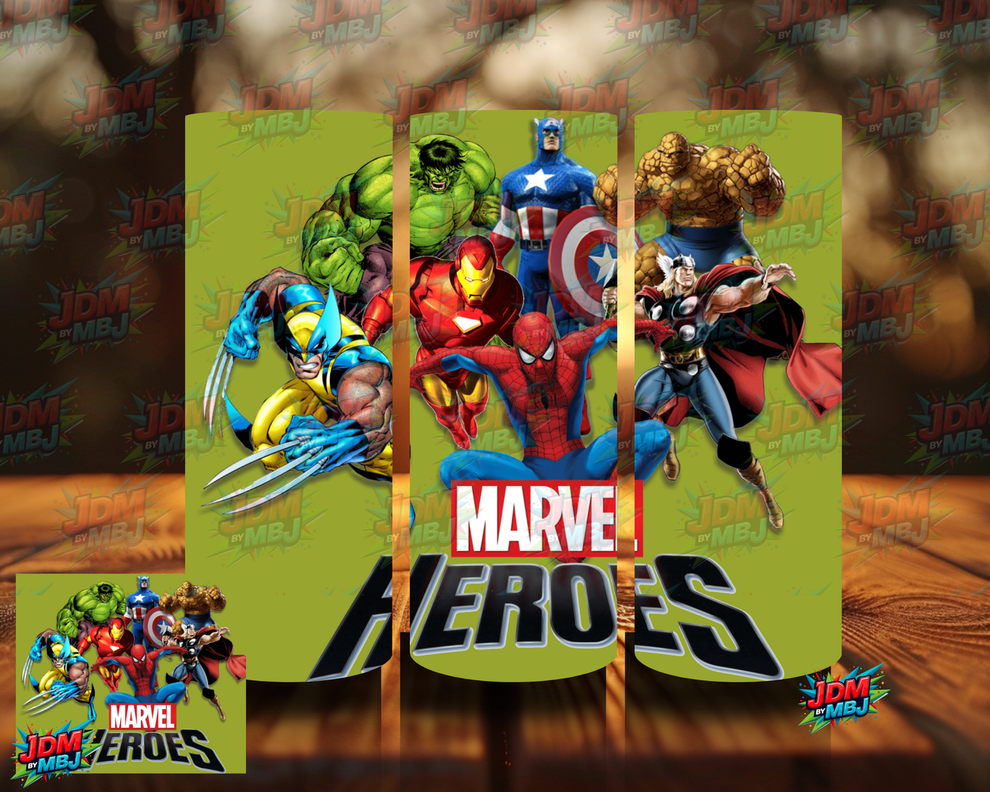 Inspired by Marvel Sublimation Prints