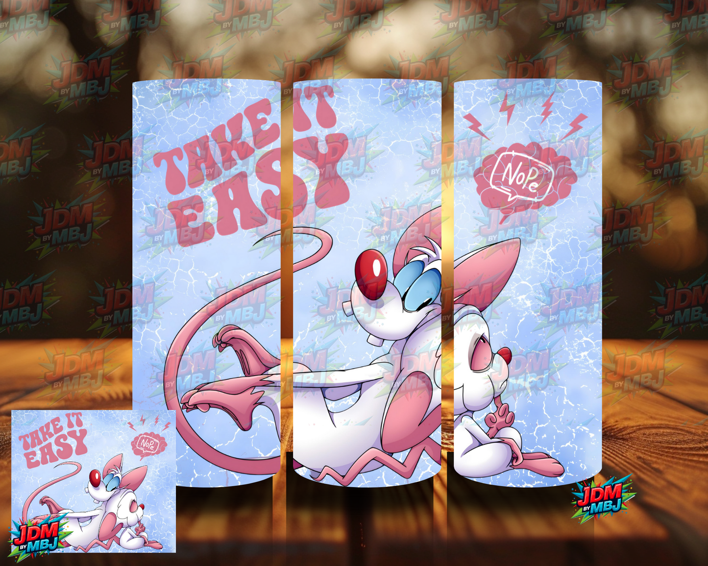 Inspired by Pinky & The Brain Sublimation Prints