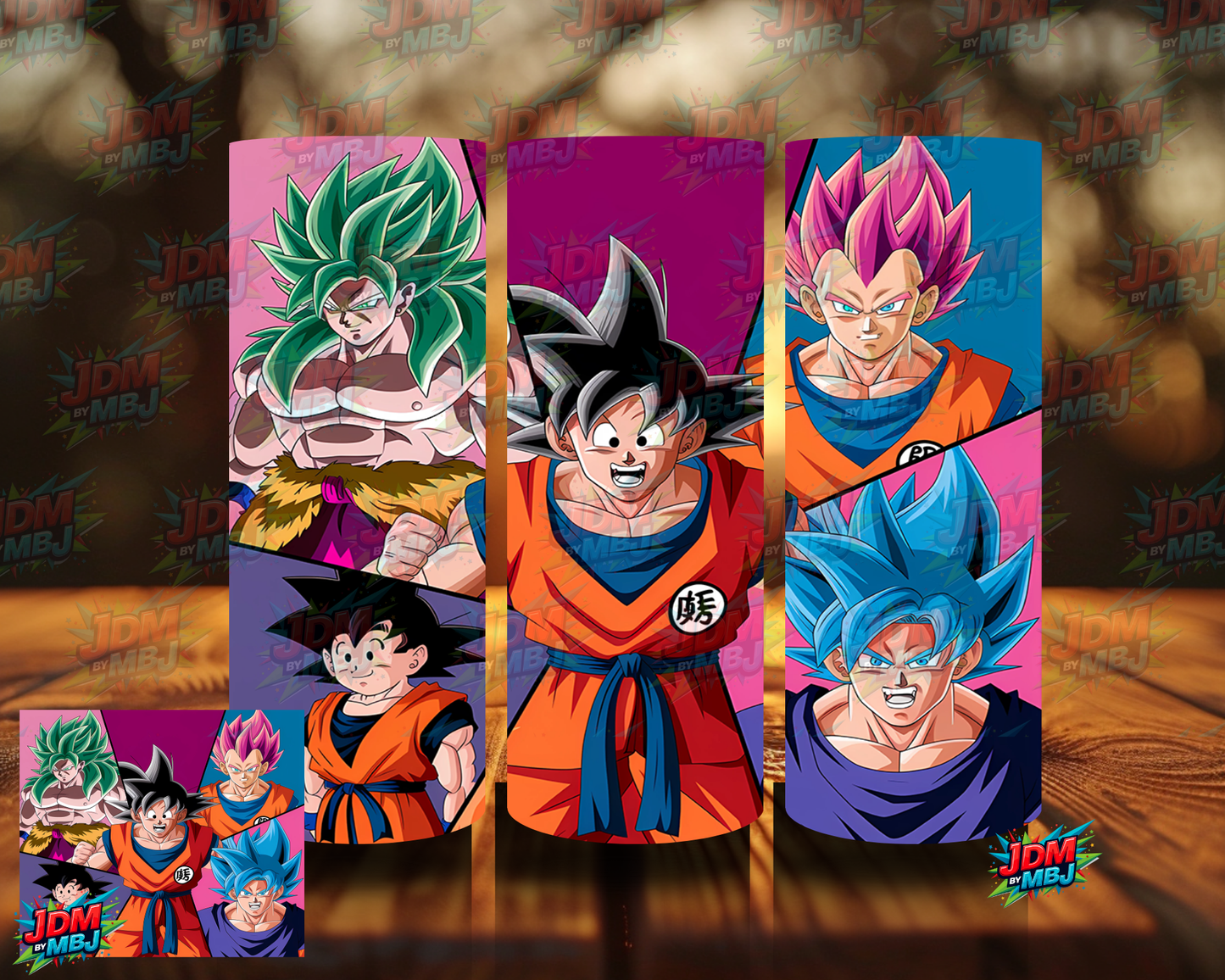 Inspired by Dragon Ball Z Sublimation Prints