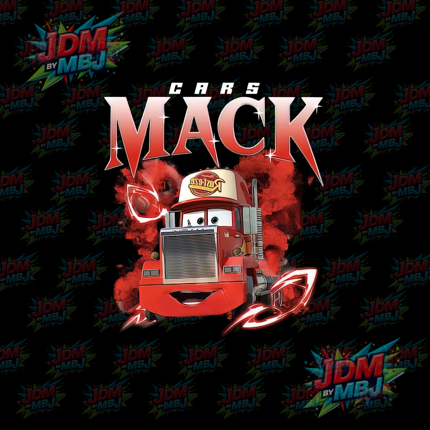 Iron On - Mack "Lighting McQueen" DTF 24cm
