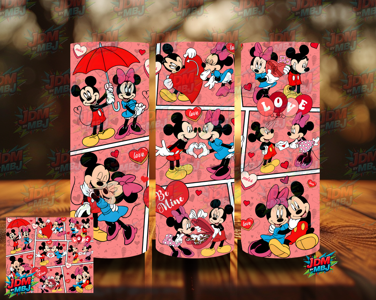 Inspired by Valentine Disney Sublimation Prints