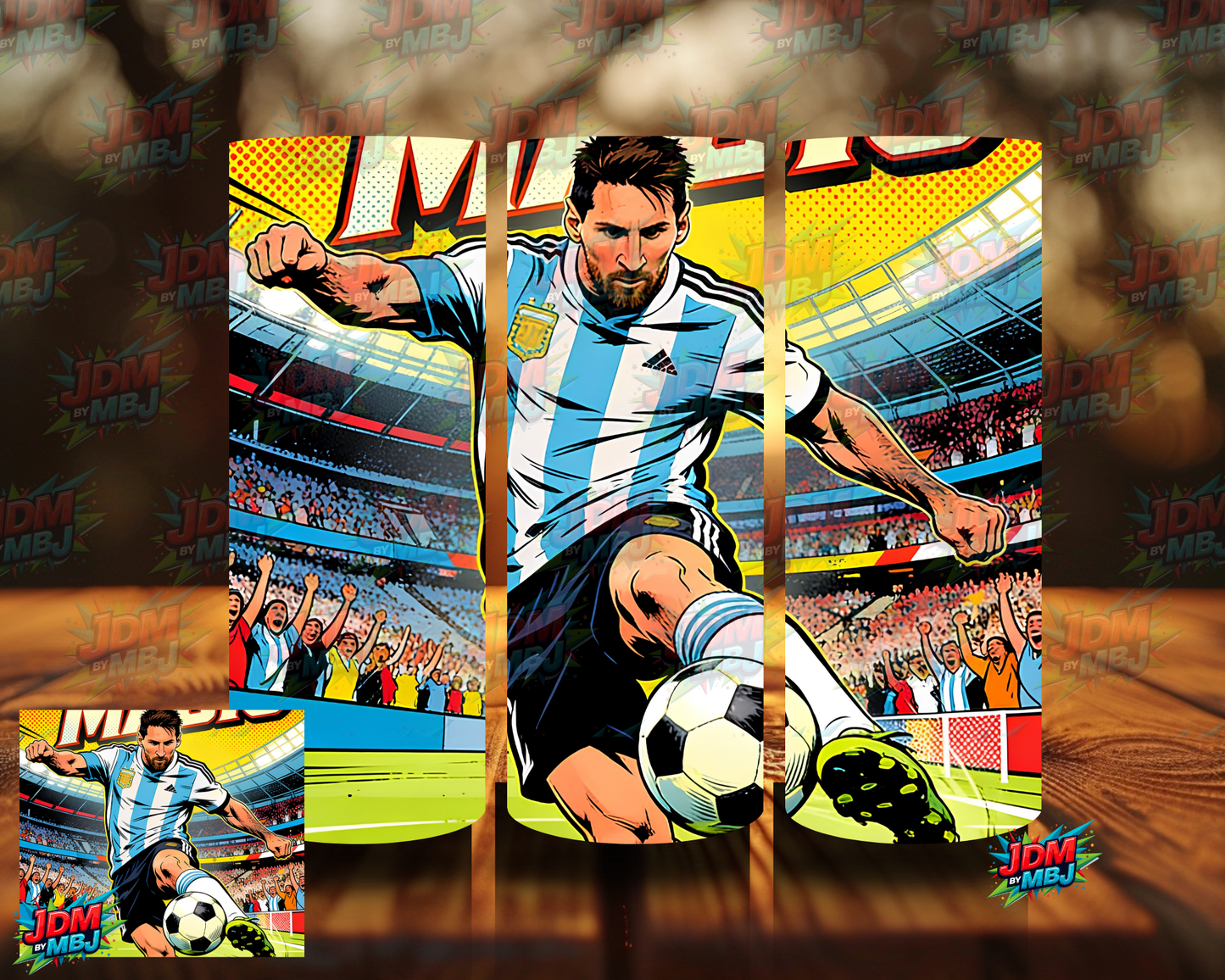 Inspired by Messi Soccer Player Sublimation Prints
