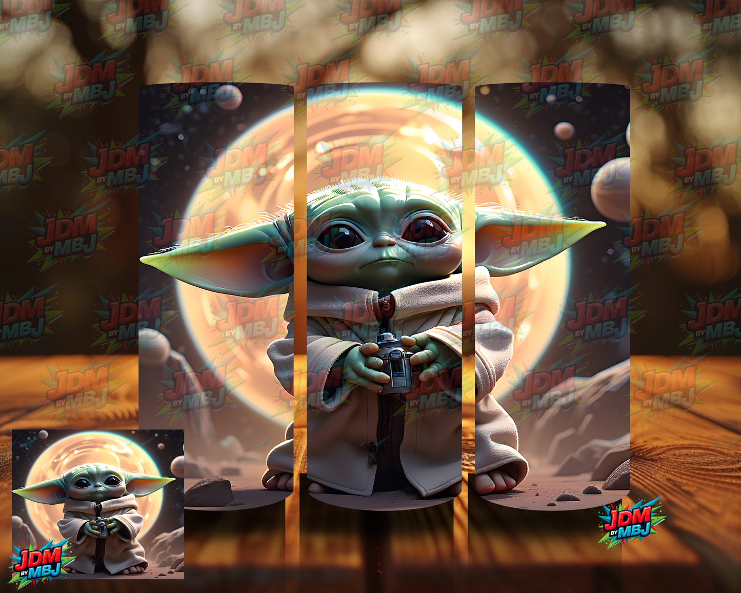 Inspired by Yoda Sublimation Prints