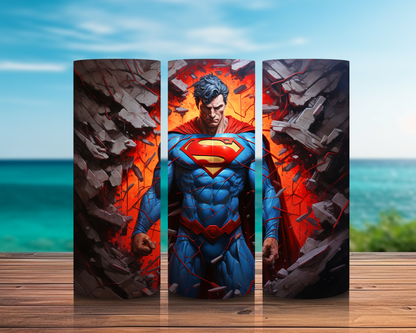 Inspired by 3D Super Hero in Wall Sublimation Prints