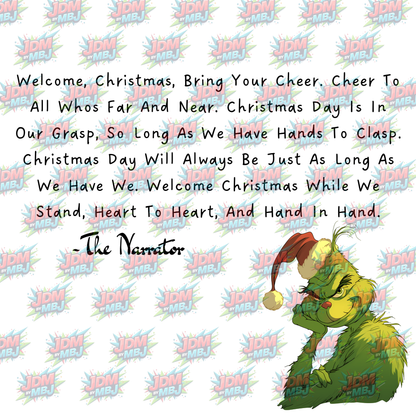 Inspired by Grinch Sublimation Prints