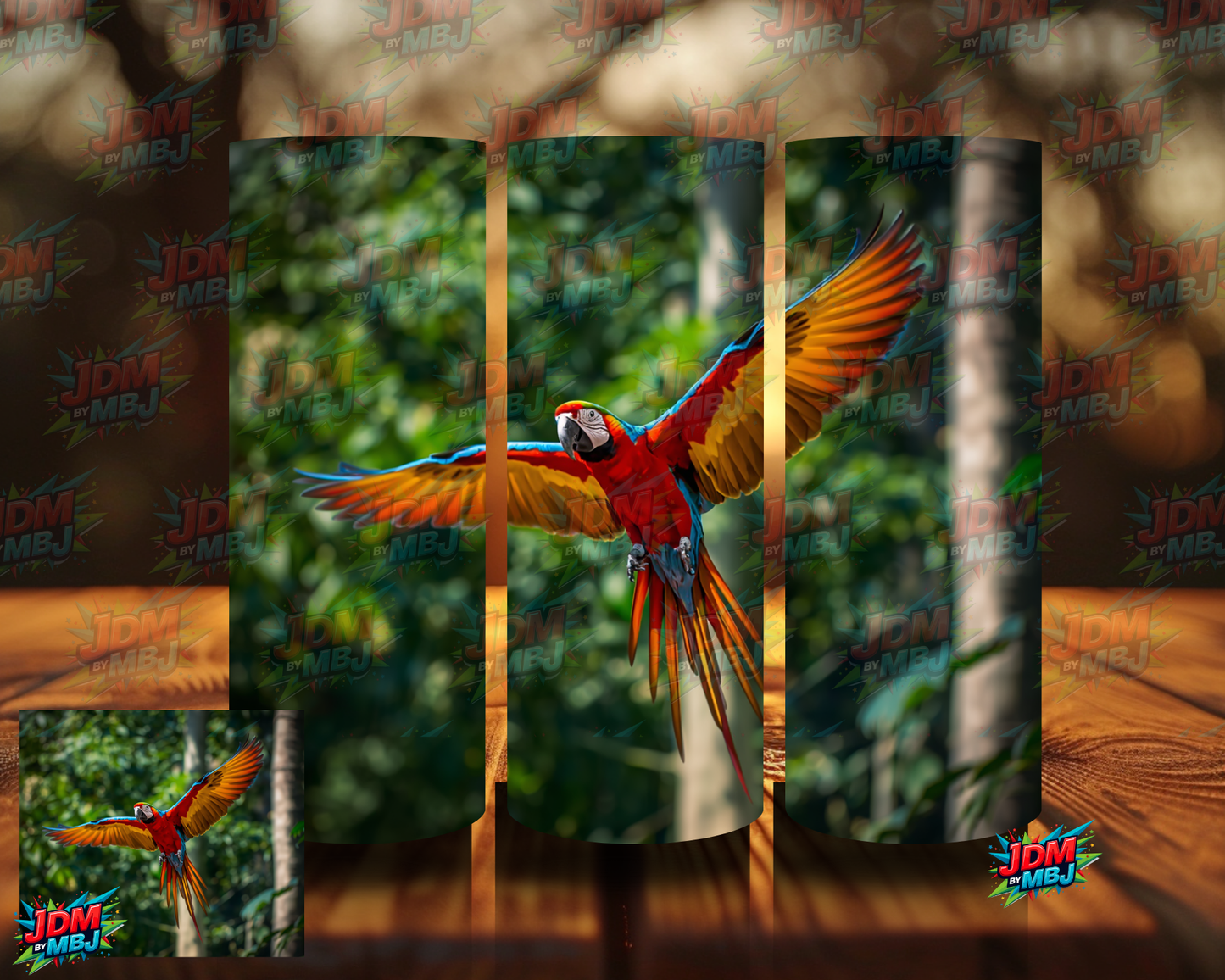 Inspired by Macaw Parrot's Sublimation Prints