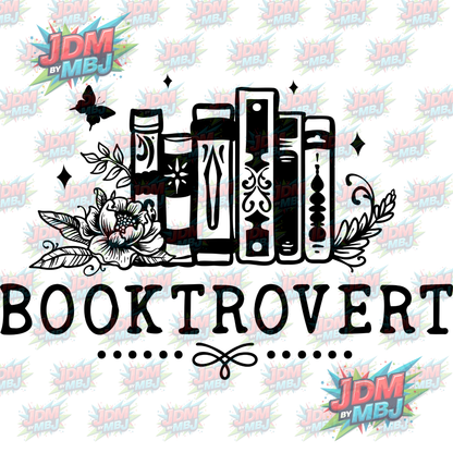 Iron On - BookTrovert DTF 20cm