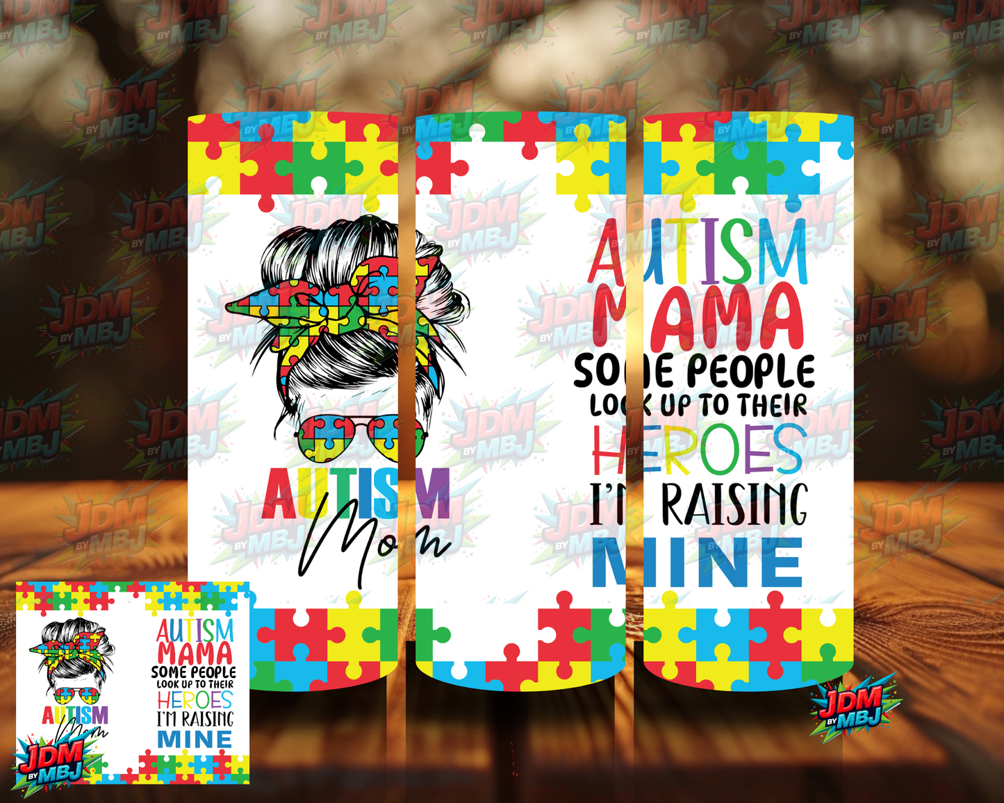 Inspired by Autism Awareness Sublimation Prints