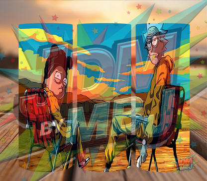 Inspirado en las impresiones de sublimación de Rick y Morty