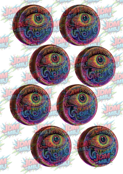 Impresiones de sublimación de posavasos para coche (8 por página)