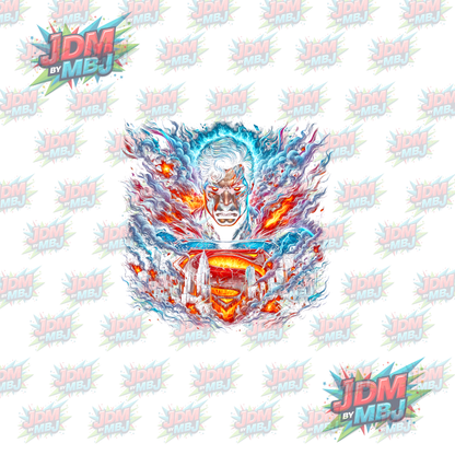 Iron On - Superhero Halftone DTF
