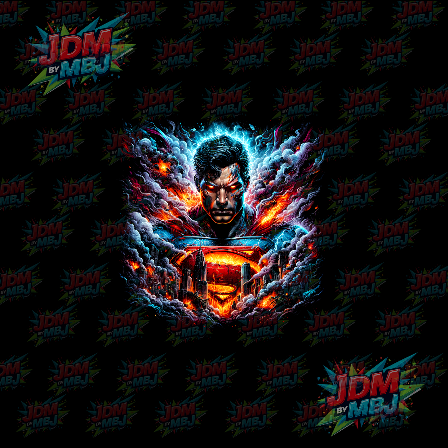 Iron On - Superhero Halftone DTF