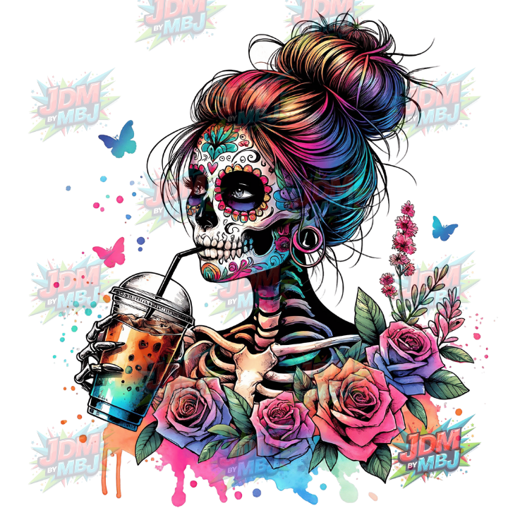 Iron On - Tattoo Girl DTF 25cm