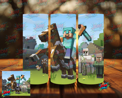 Rhinestone Minecraft 20oz Sublimation Prints