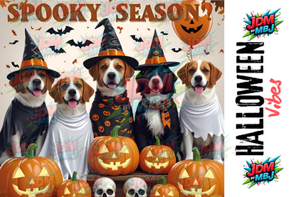 Inspirado en las impresiones de sublimación de Halloween