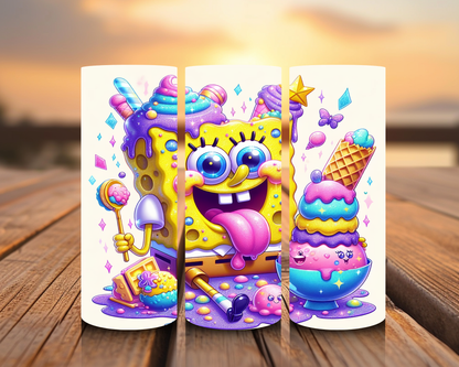 Inspired by Sponge Bob Square Pants Sublimation Prints